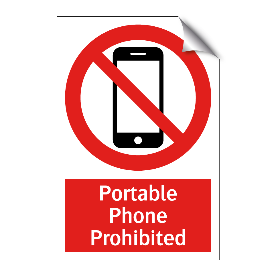 Portable Phone Prohibited