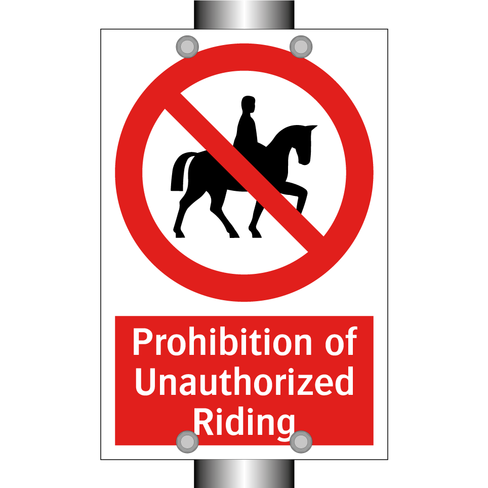 Prohibition of Unauthorized Riding
