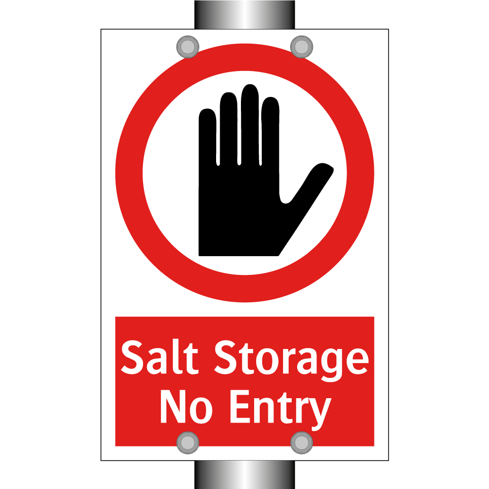 Salt Storage No Entry