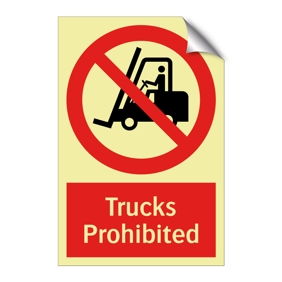 Trucks Prohibited