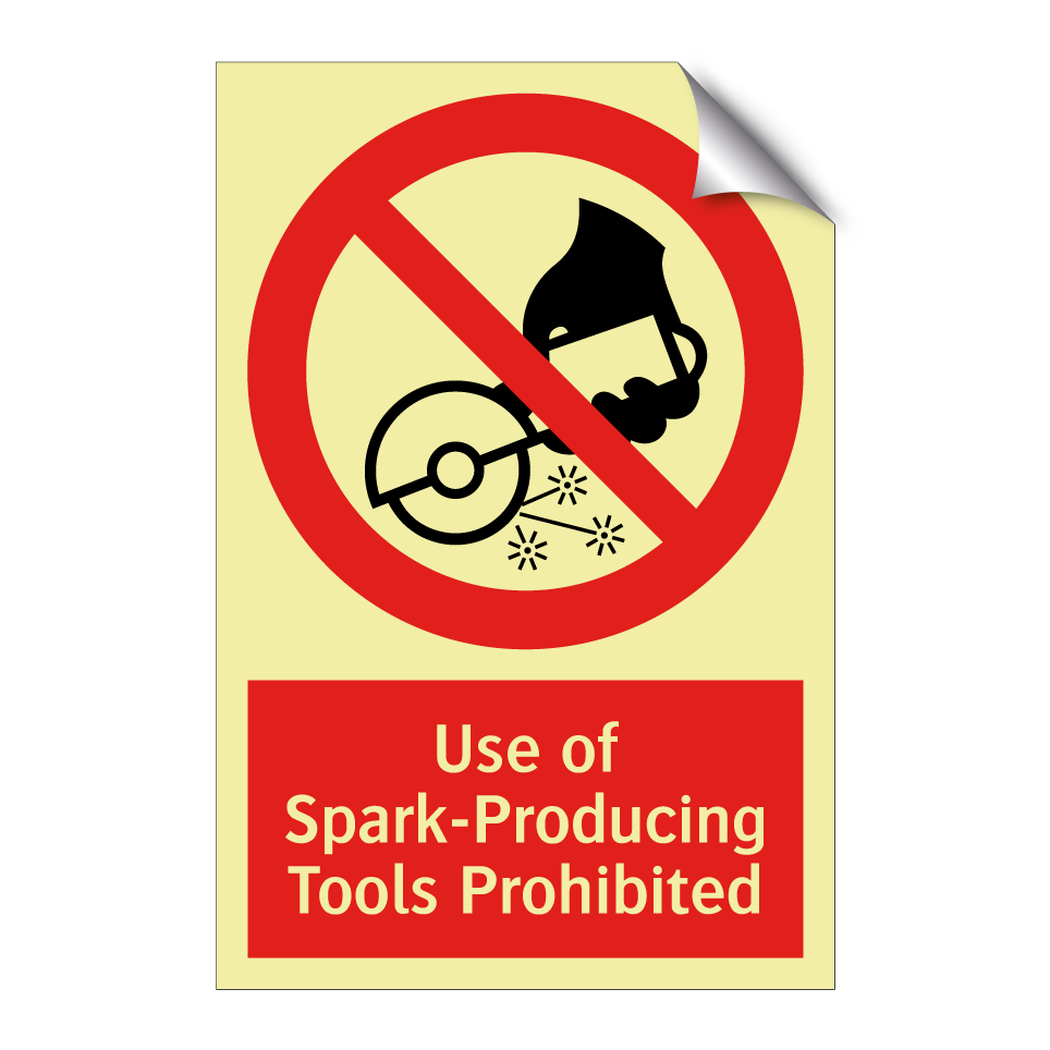 Use of Spark-Producing Tools Prohibited