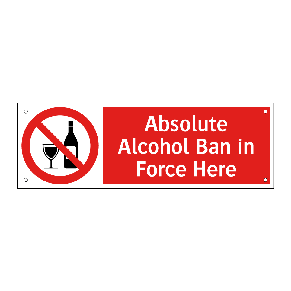 Absolute Alcohol Ban in Force Here