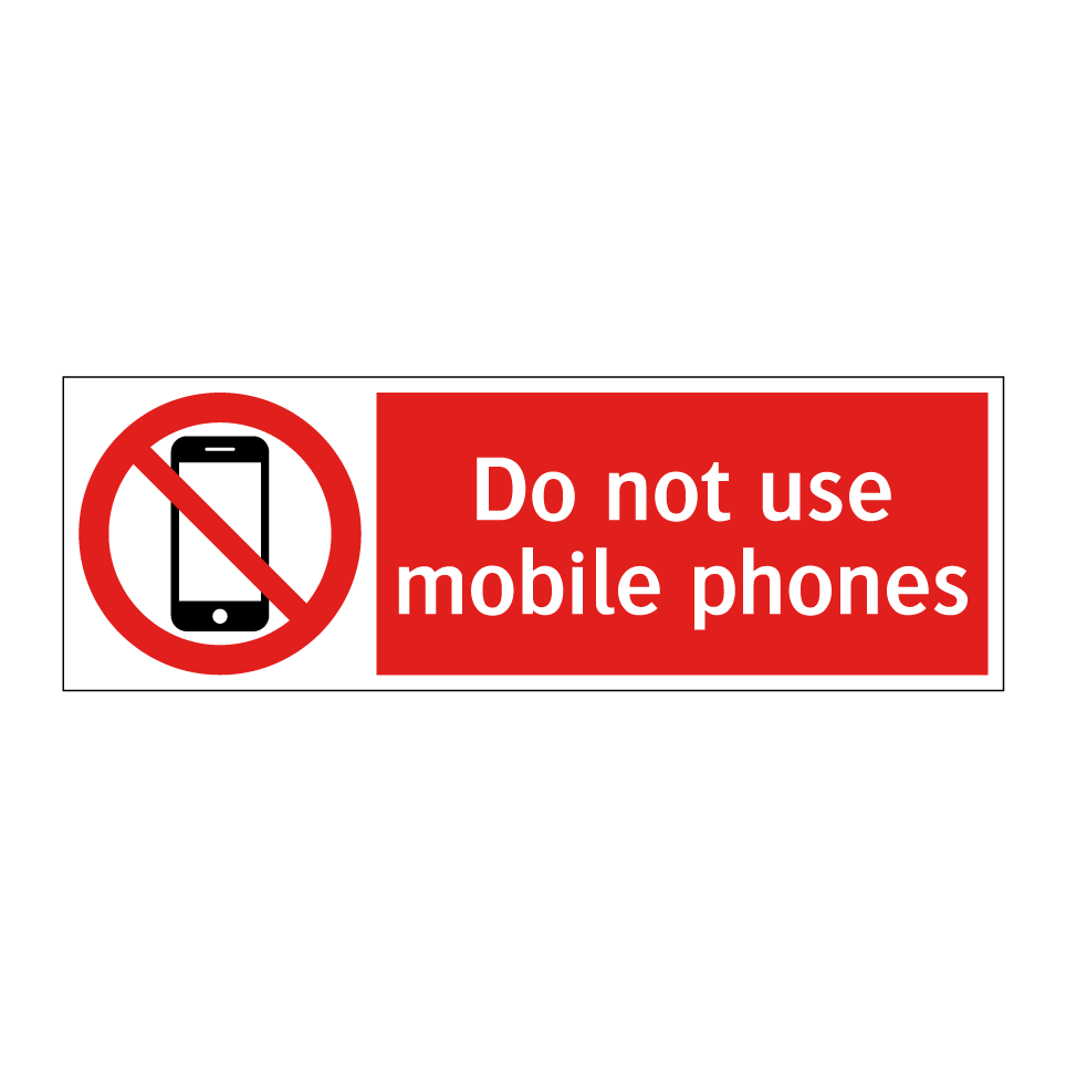Do not use mobile phones