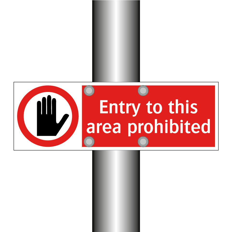 Entry to this area prohibited