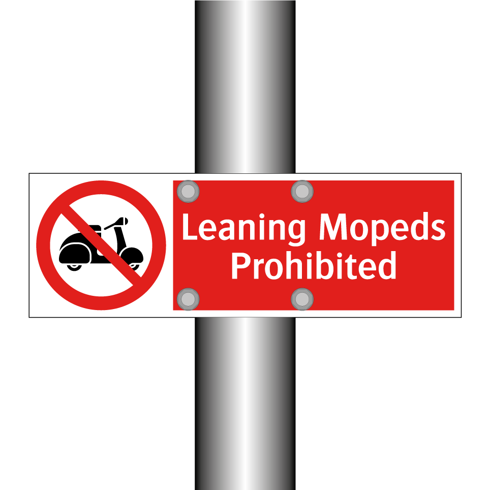 Leaning Mopeds Prohibited