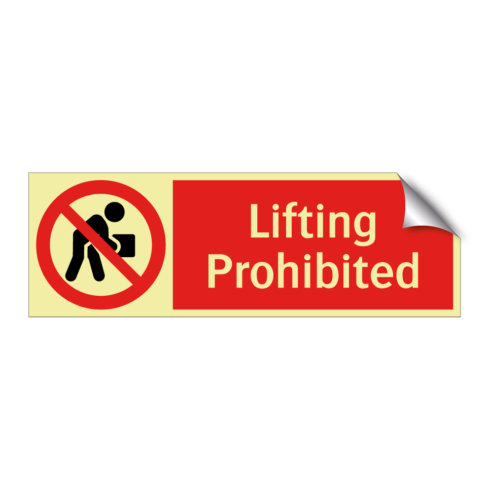 Lifting Prohibited