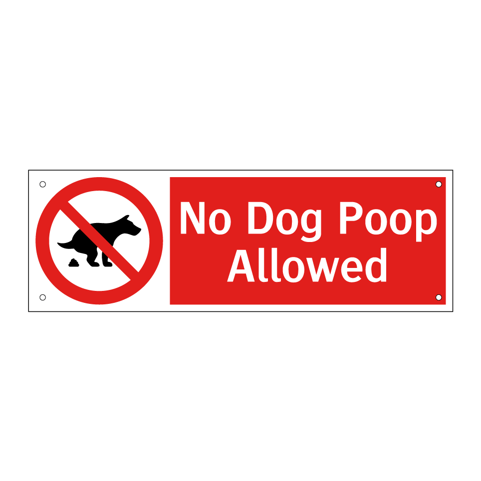 No Dog Poop Allowed