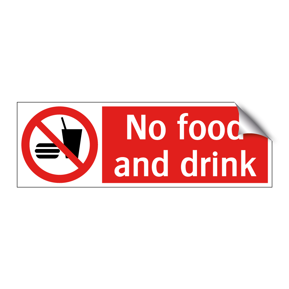 No food and drink
