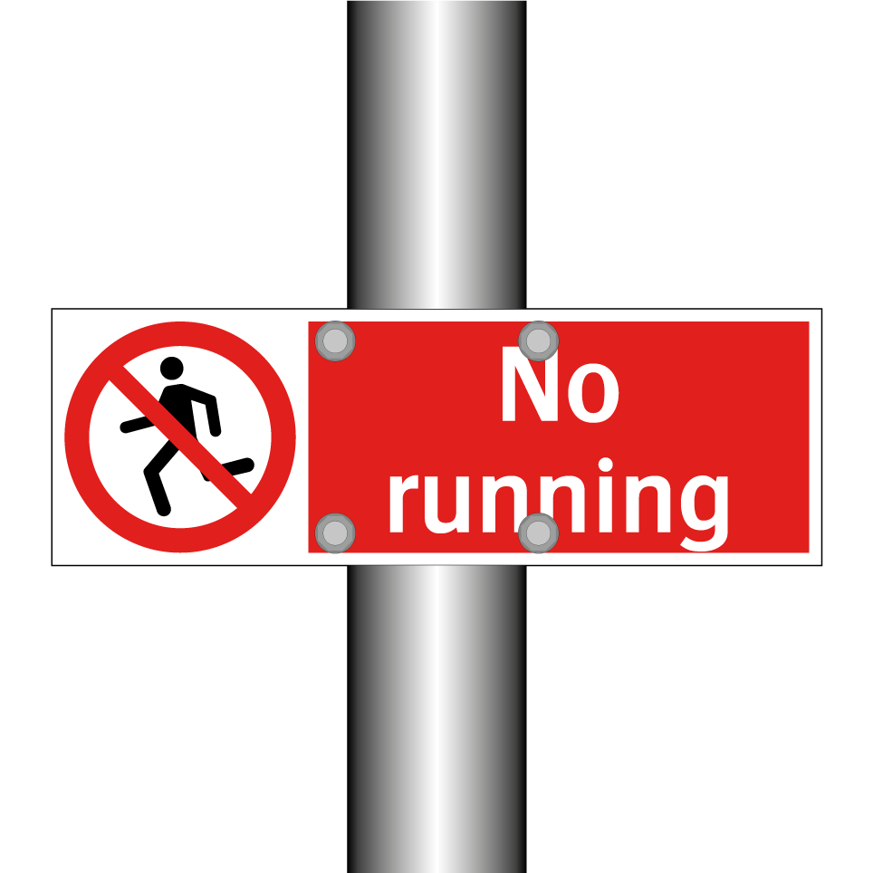 No running