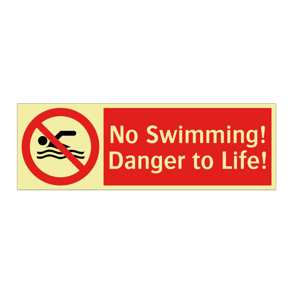 No Swimming! Danger to Life!