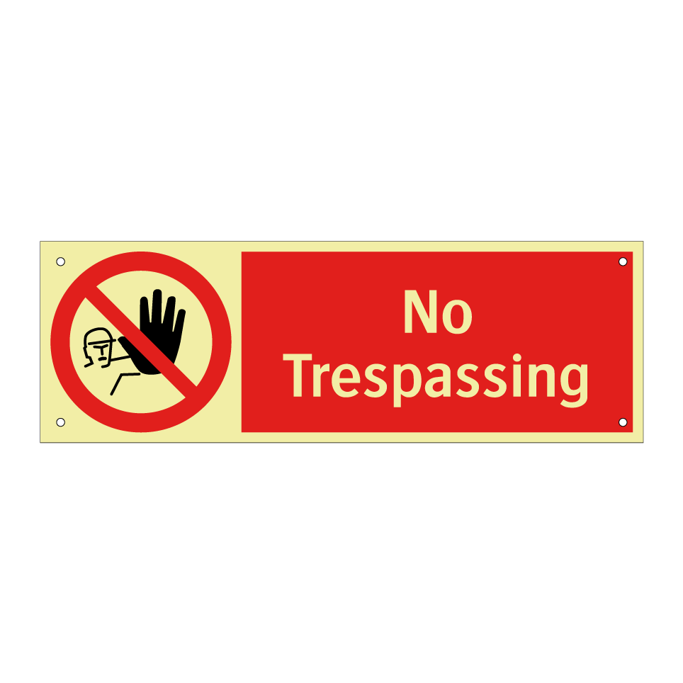 No Trespassing