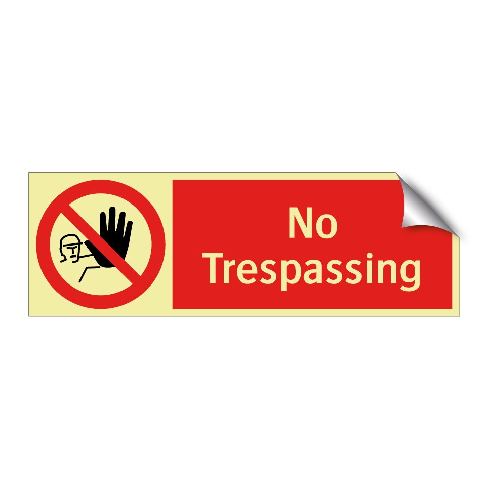 No Trespassing