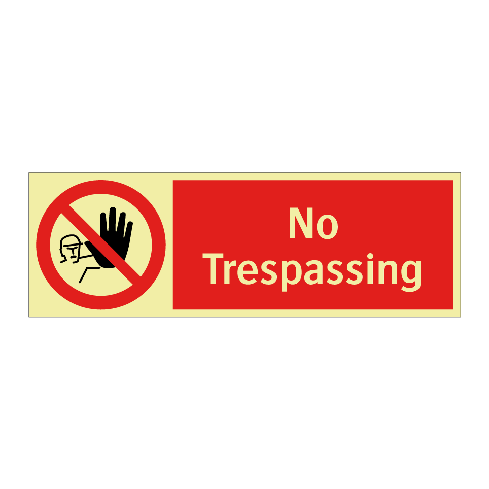 No Trespassing