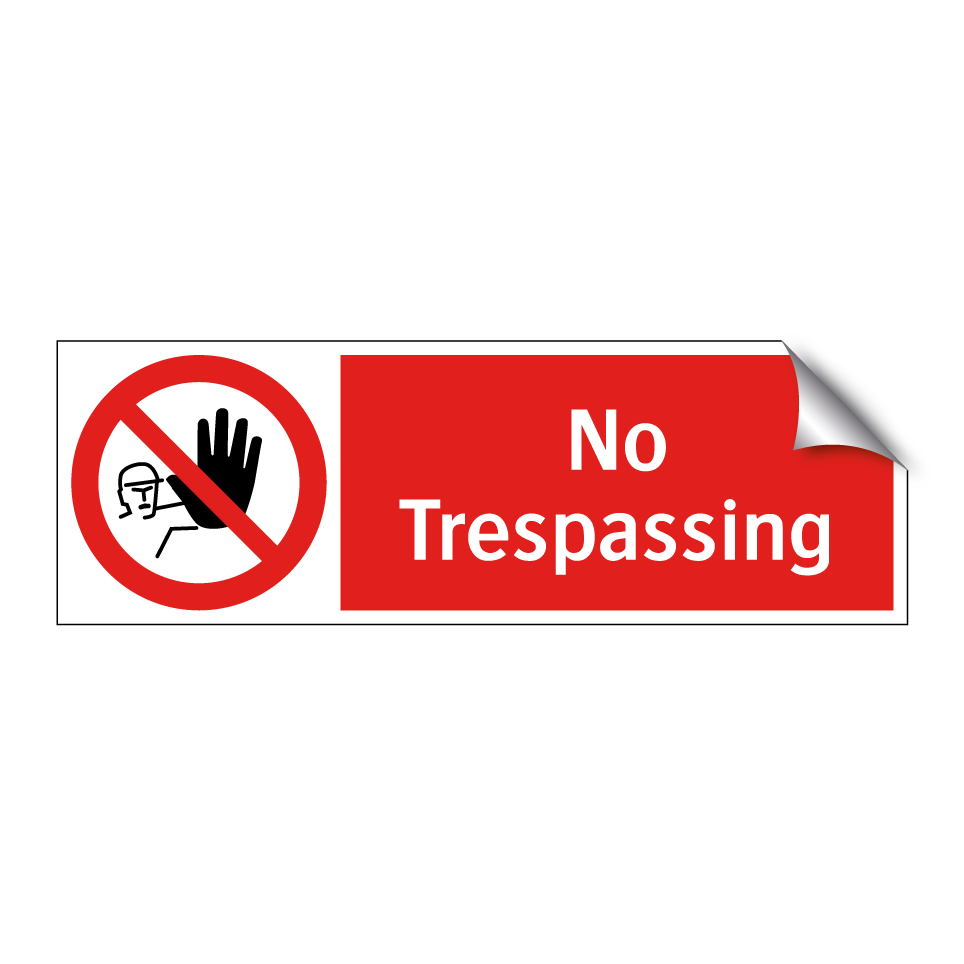 No Trespassing