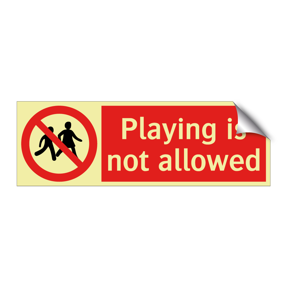 Playing is not allowed