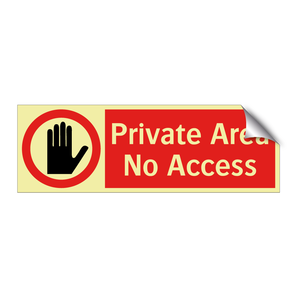 Private Area No Access