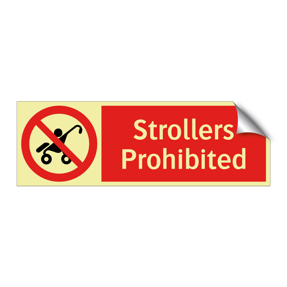 Strollers Prohibited