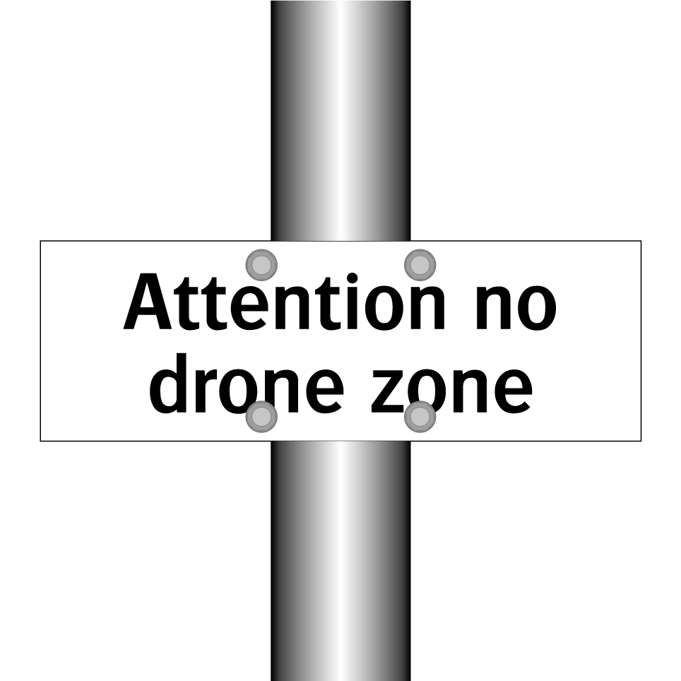 Attention no drone zone
