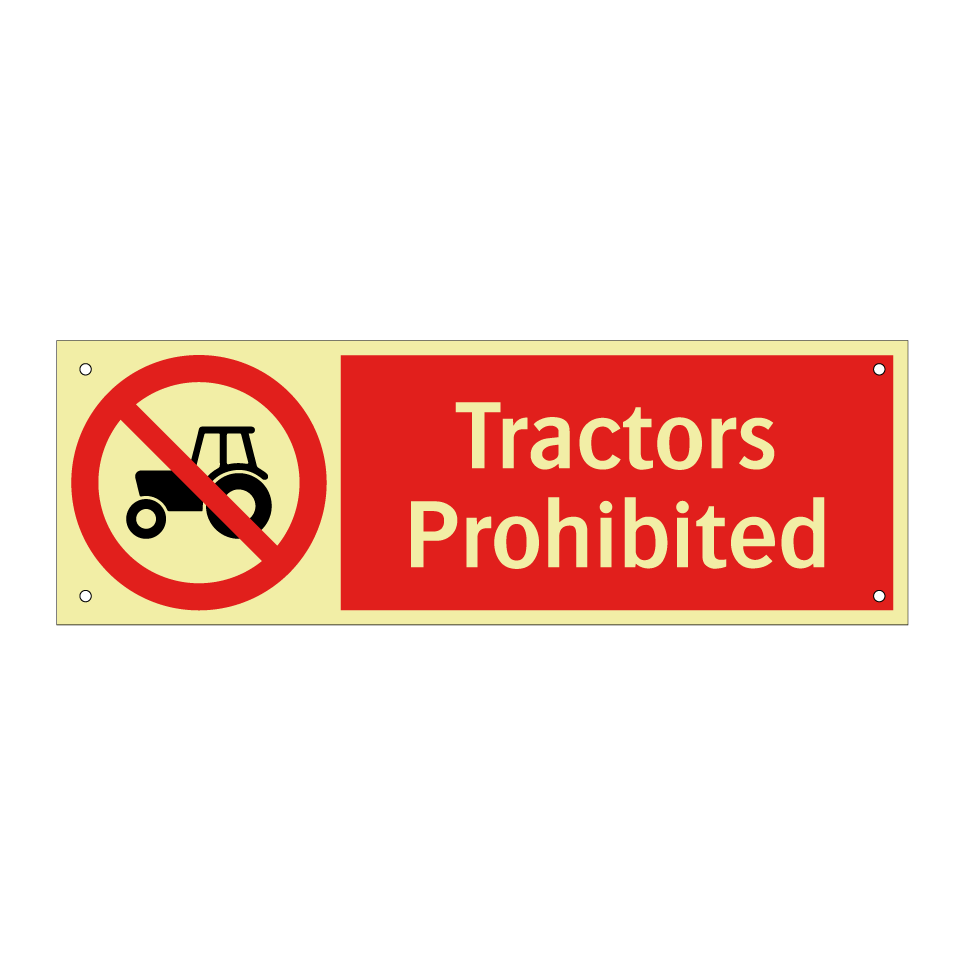 Tractors Prohibited