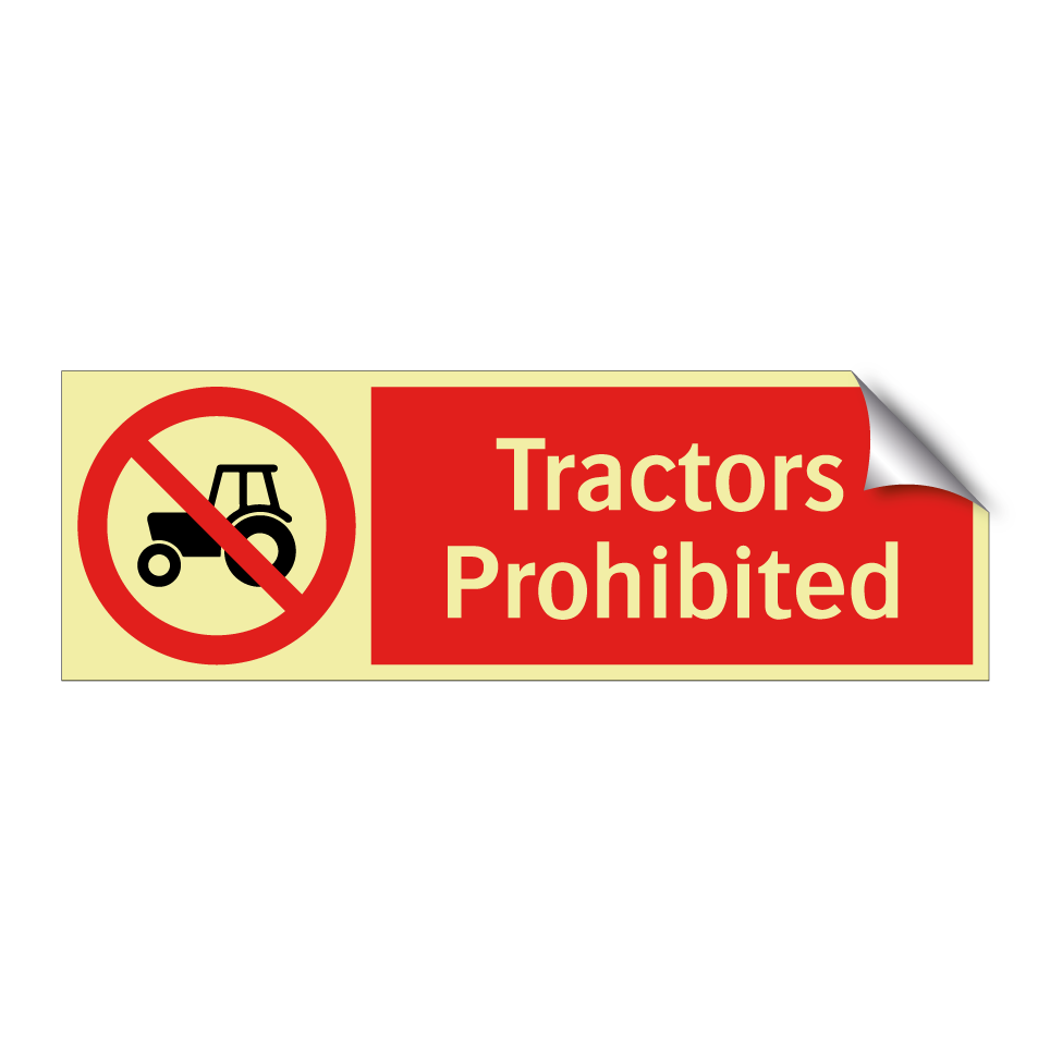 Tractors Prohibited