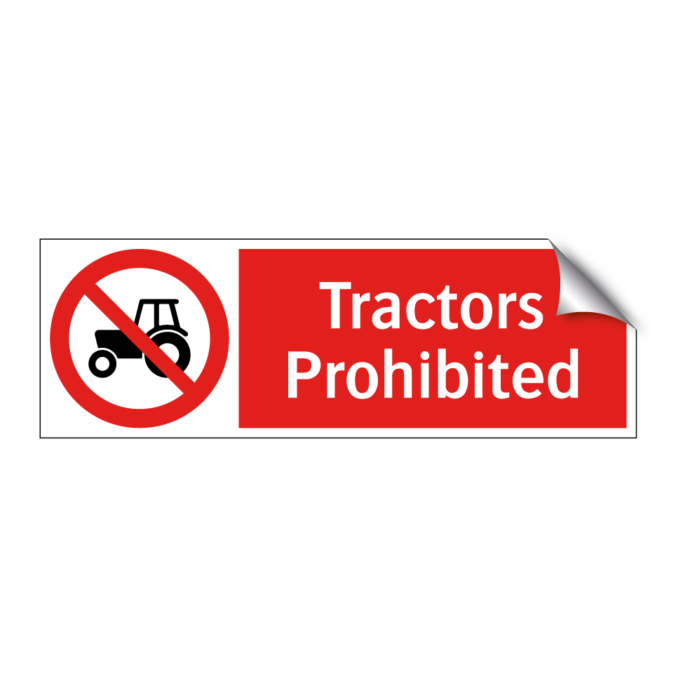 Tractors Prohibited