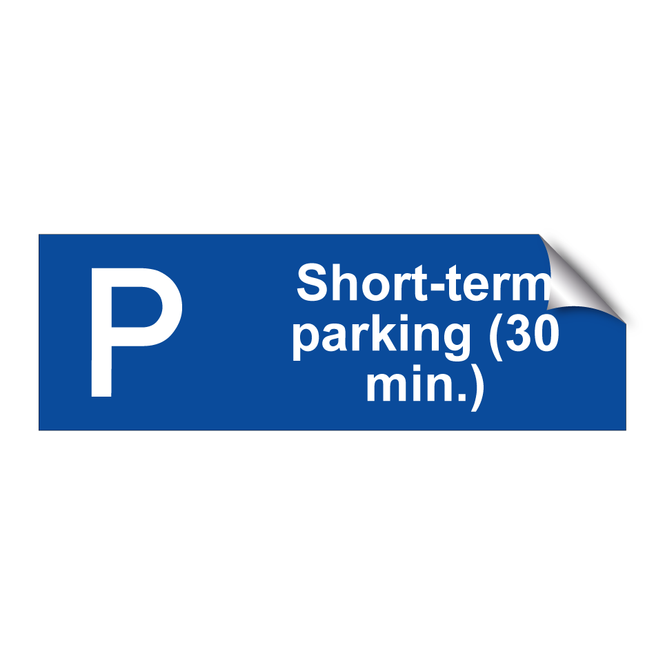 Short-term parking (30 min.)