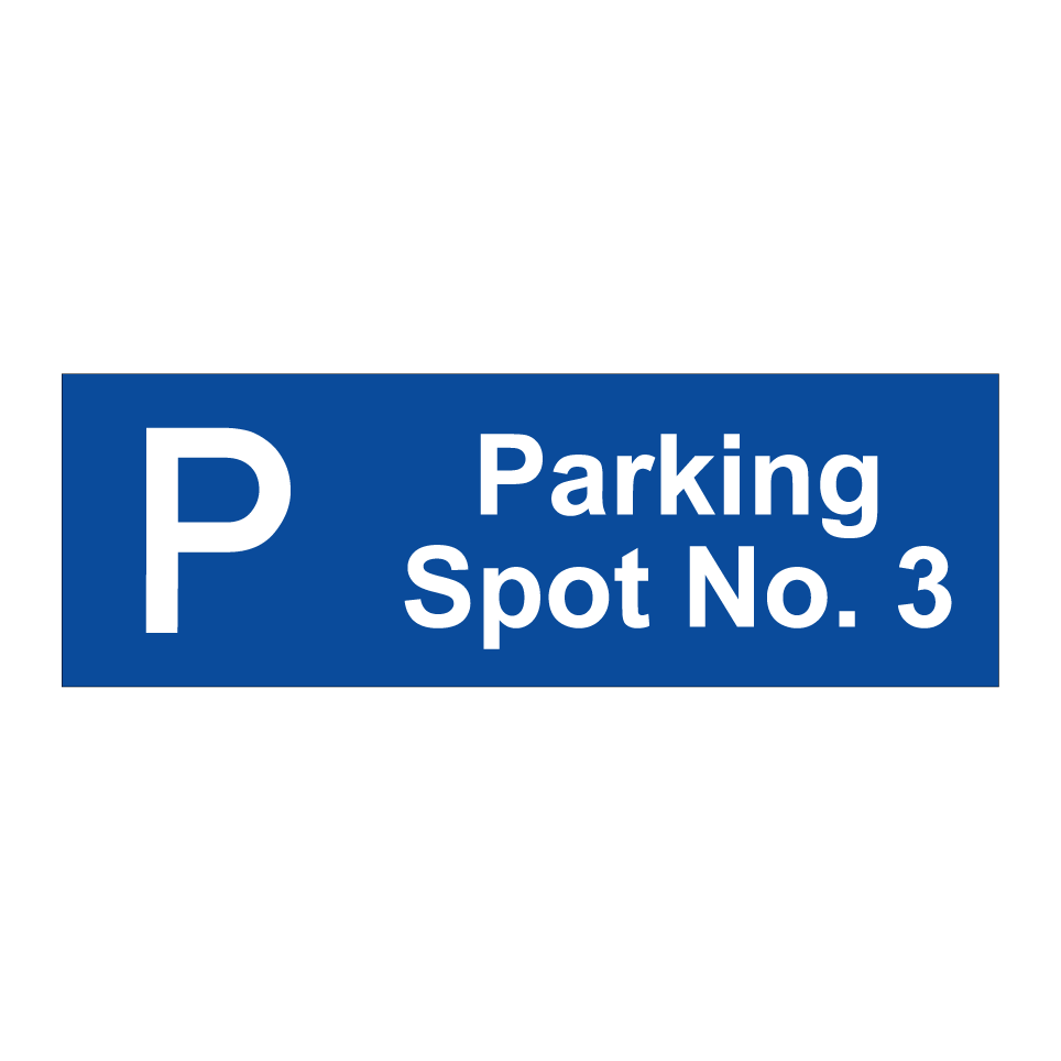 Parking Spot No. 3