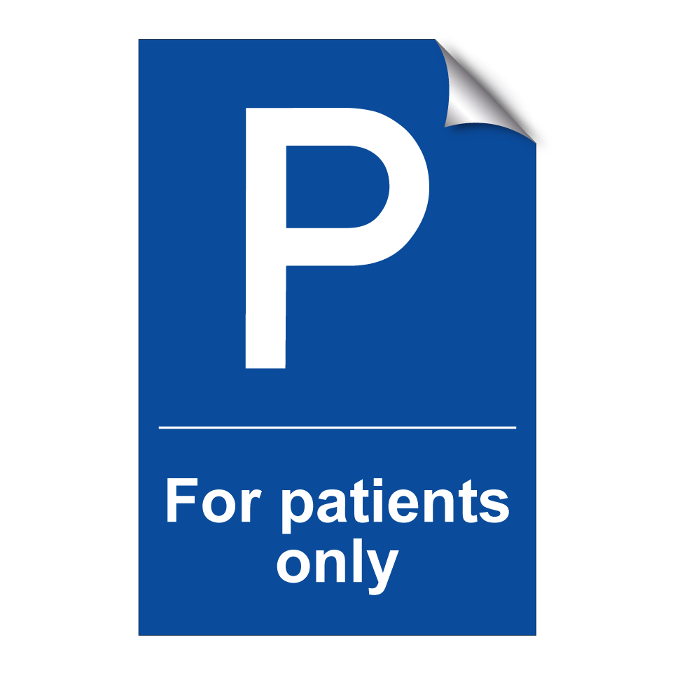 For patients only