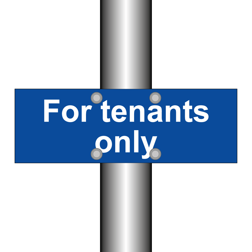 For tenants only