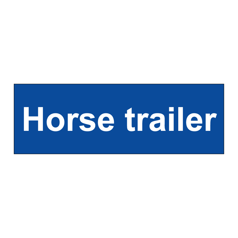 Horse trailer