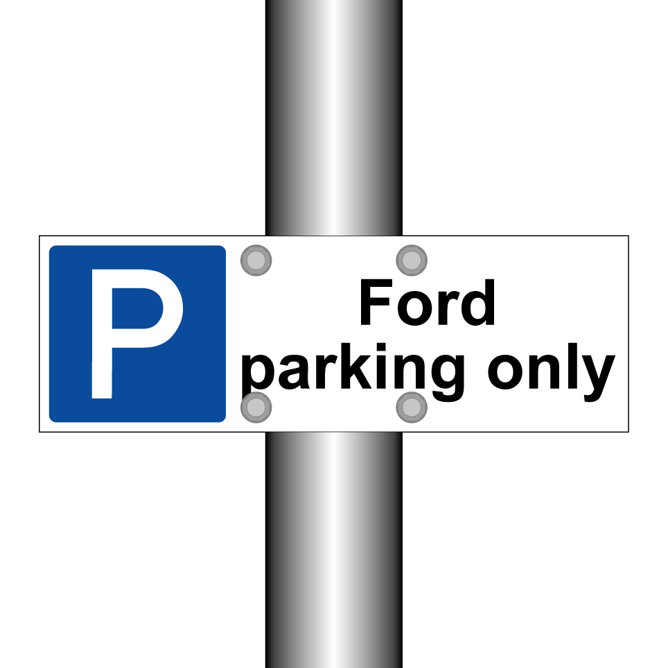 Ford parking only