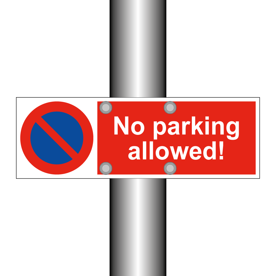 No parking allowed!