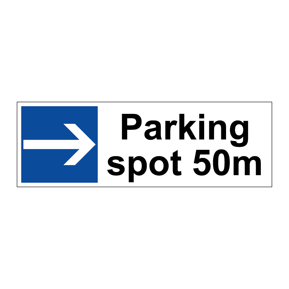 Parking spot 50m