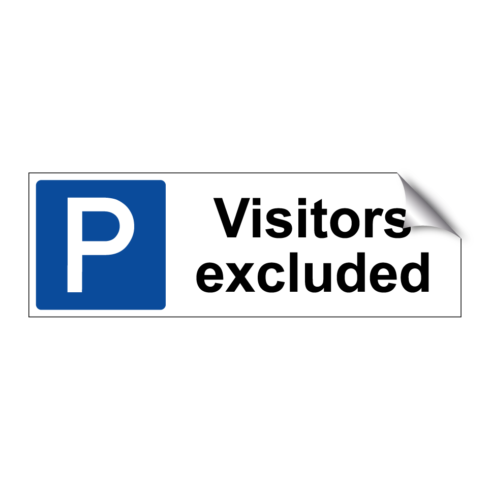 Visitors excluded