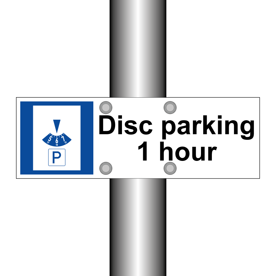 Disc parking 1 hour