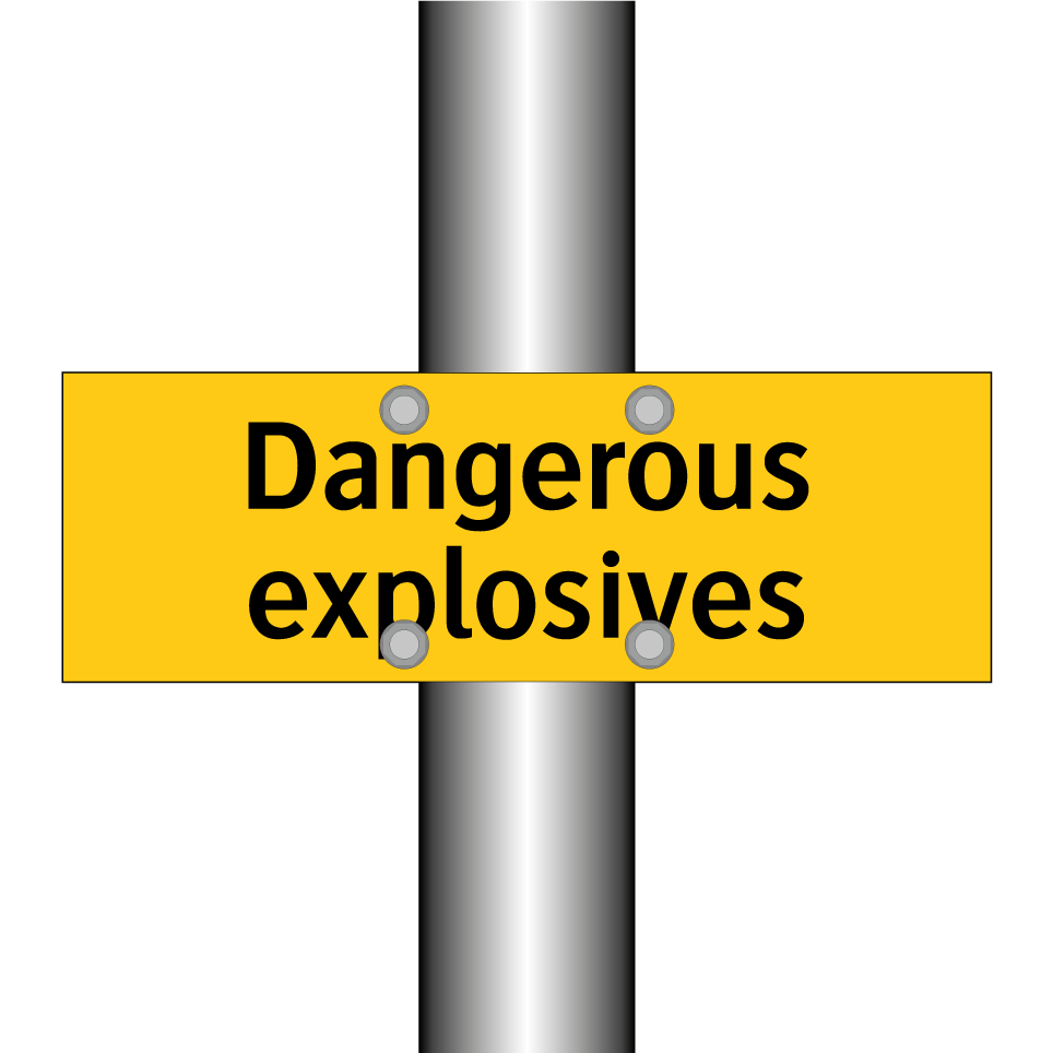 Dangerous explosives