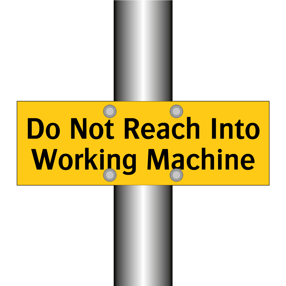 Do Not Reach Into Working Machine
