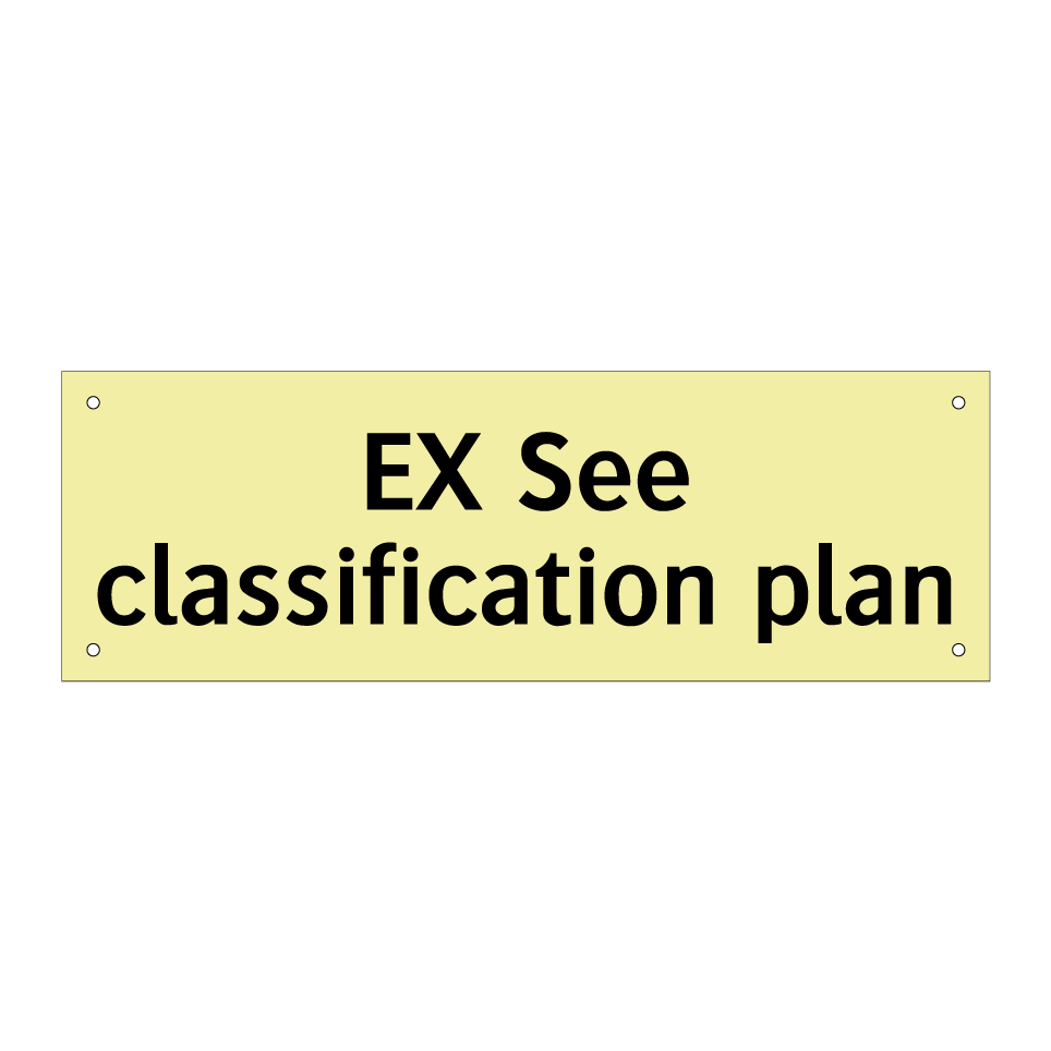 EX See classification plan
