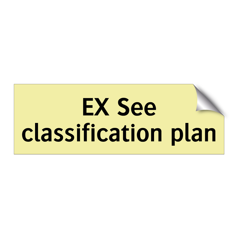 EX See classification plan