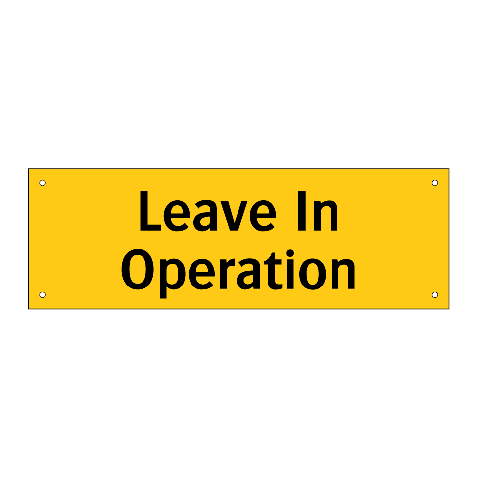 Leave In Operation