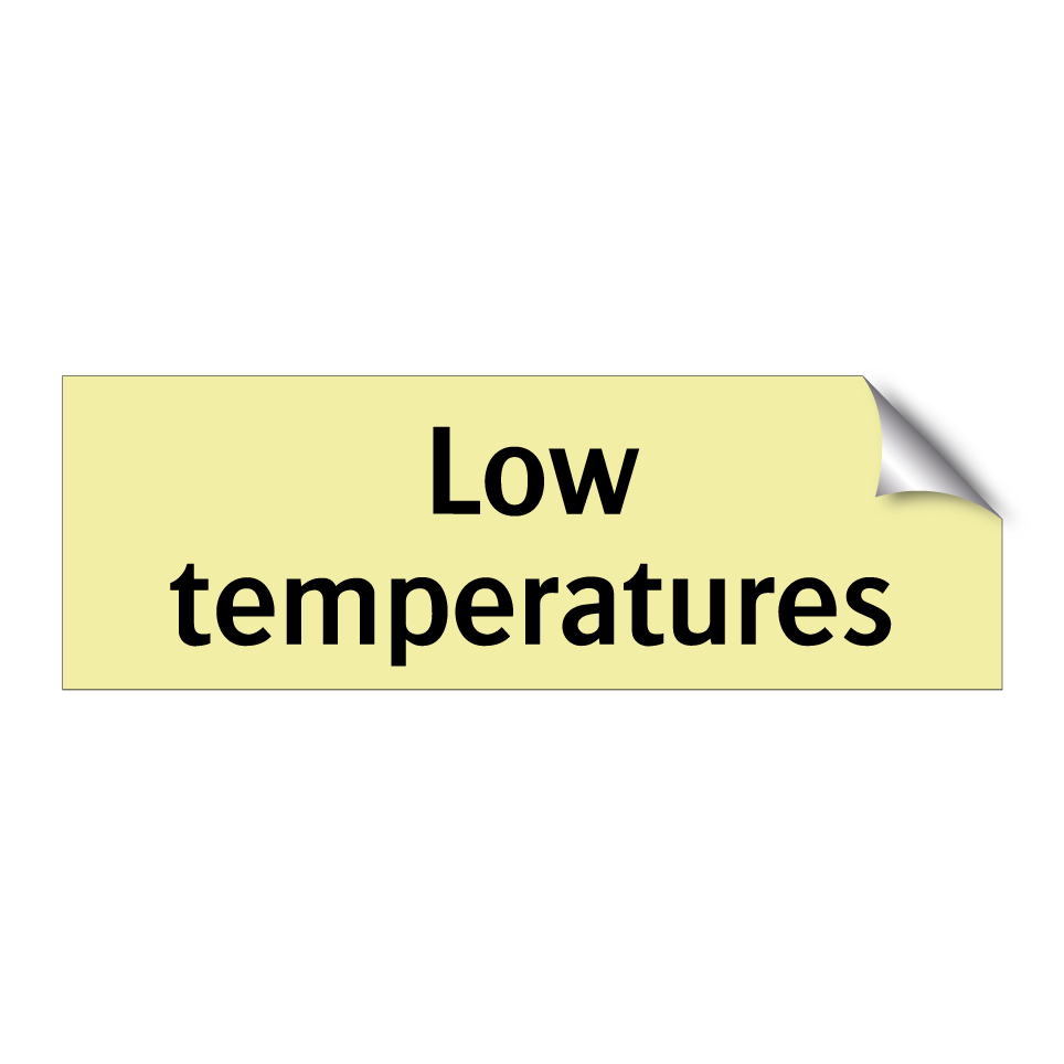 Low temperatures