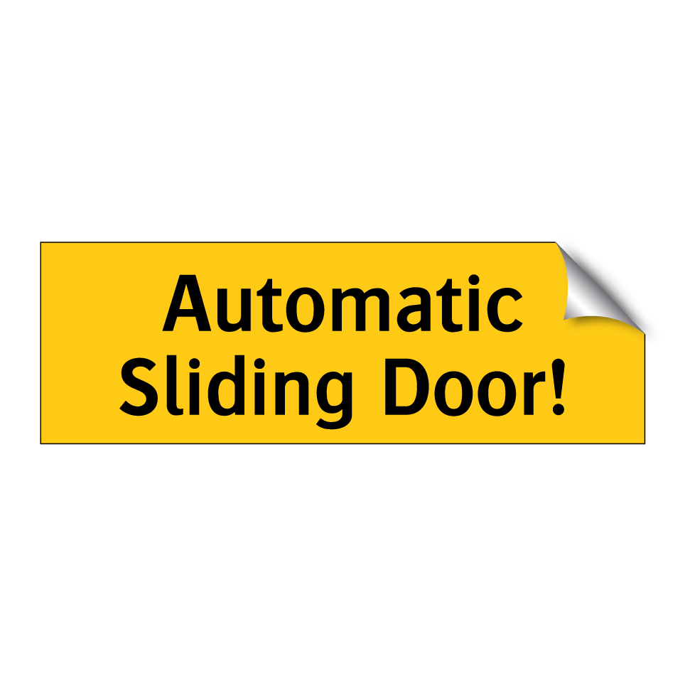 Automatic Sliding Door!