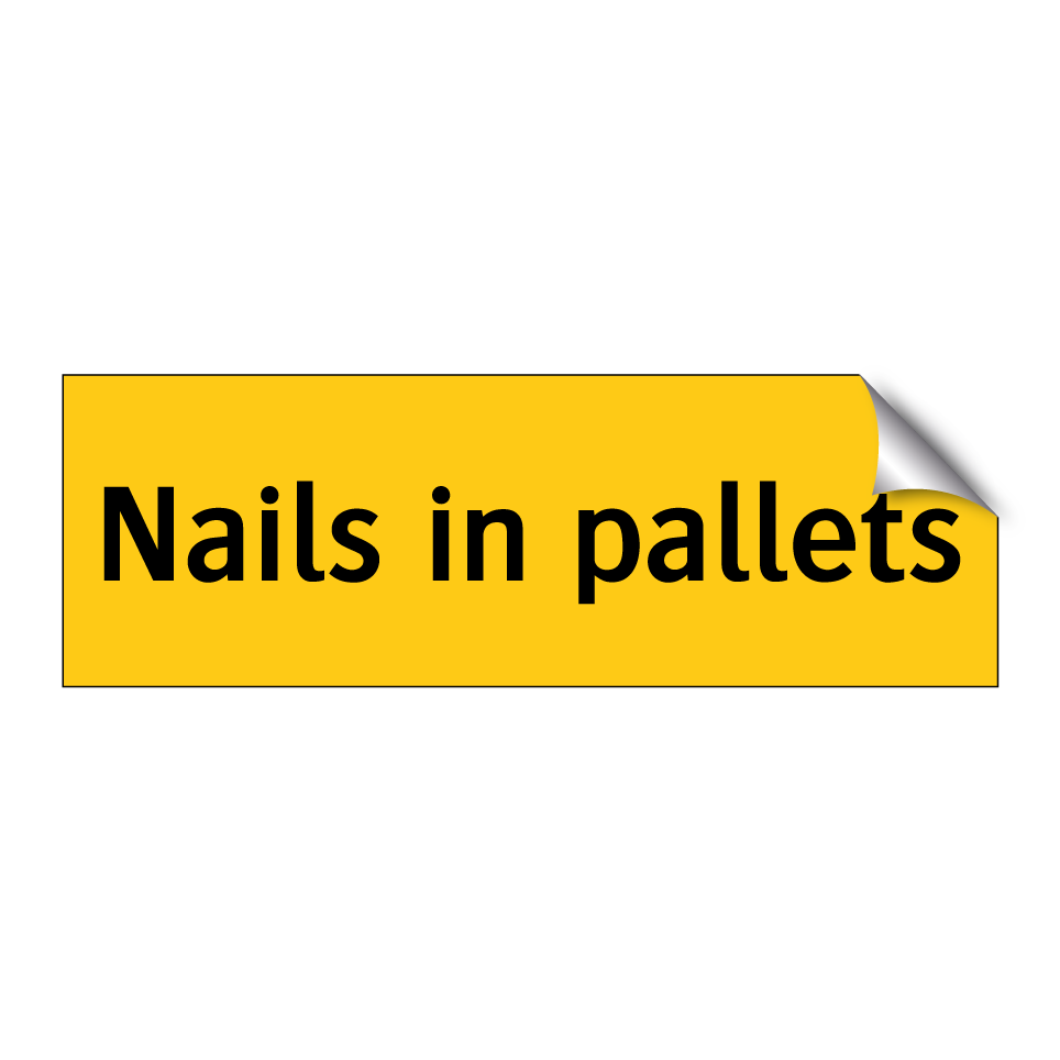 Nails in pallets