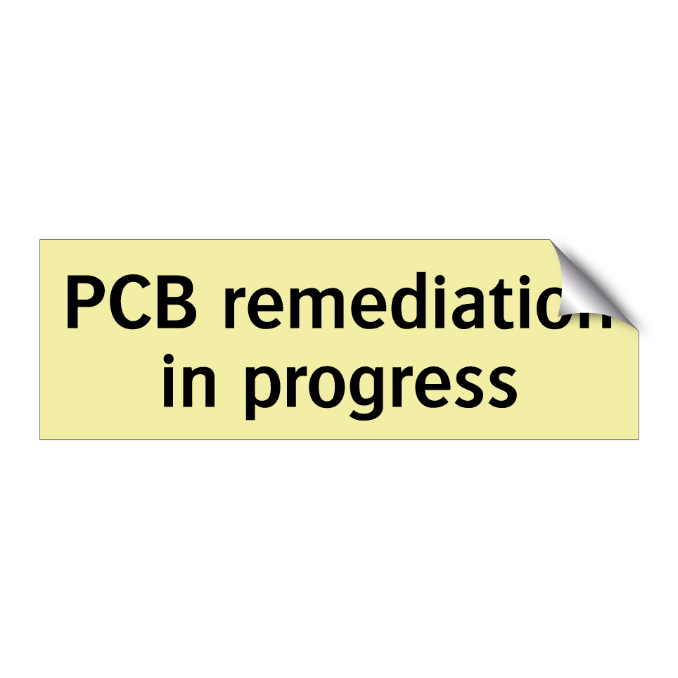 PCB remediation in progress