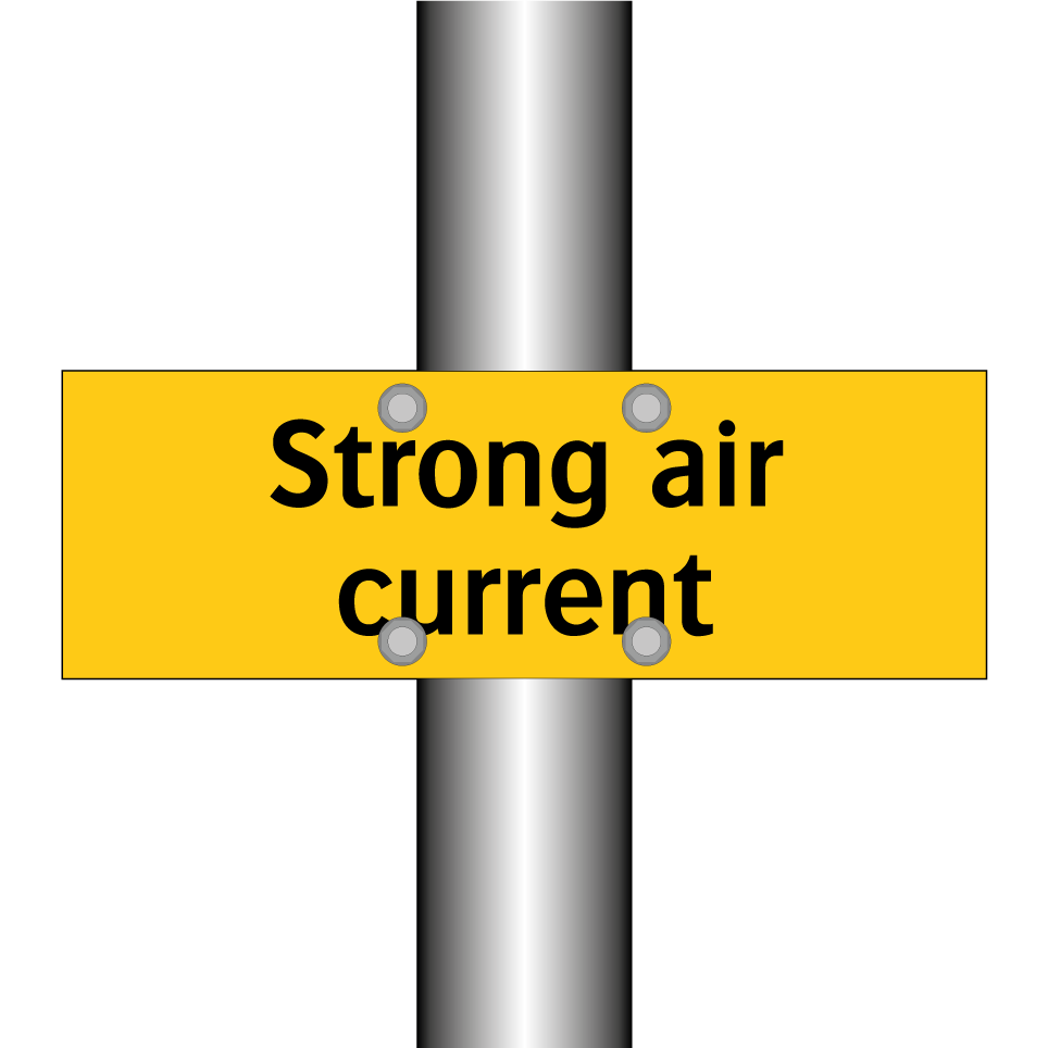 Strong air current