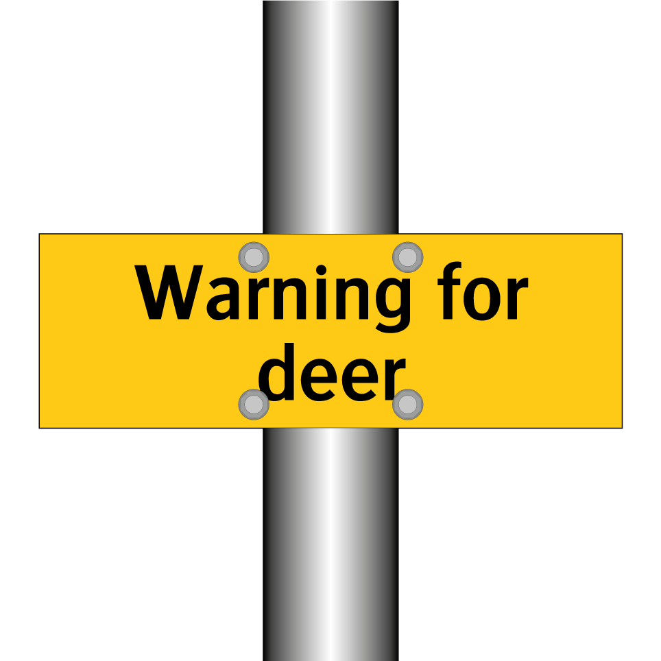 Warning for deer
