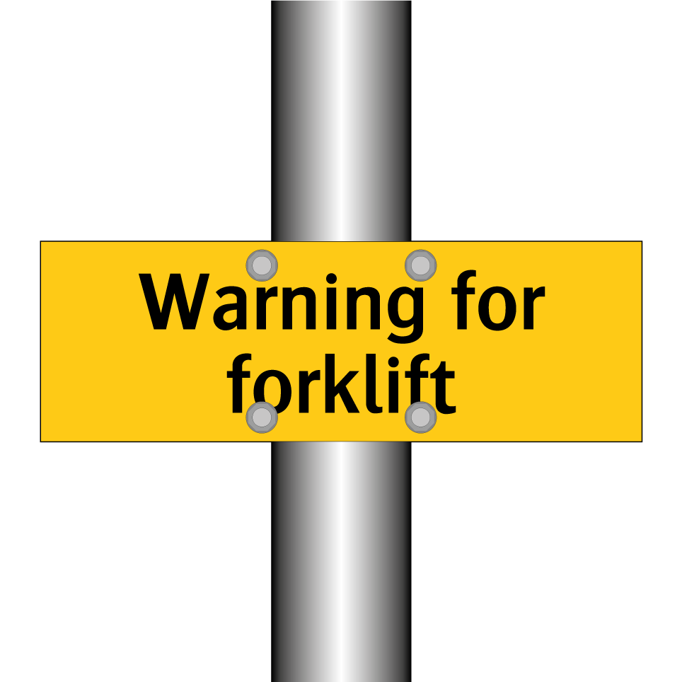 Warning for forklift