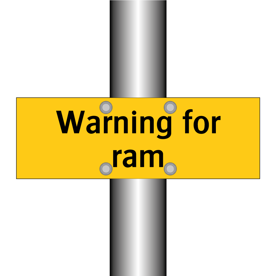 Warning for ram