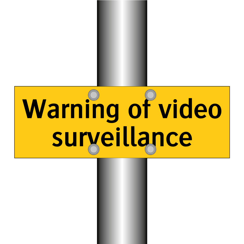 Warning of video surveillance