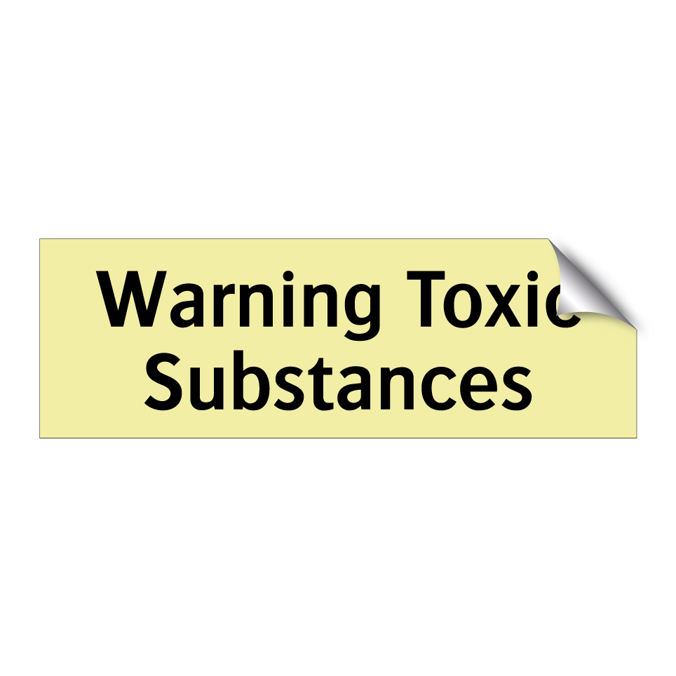 Warning Toxic Substances